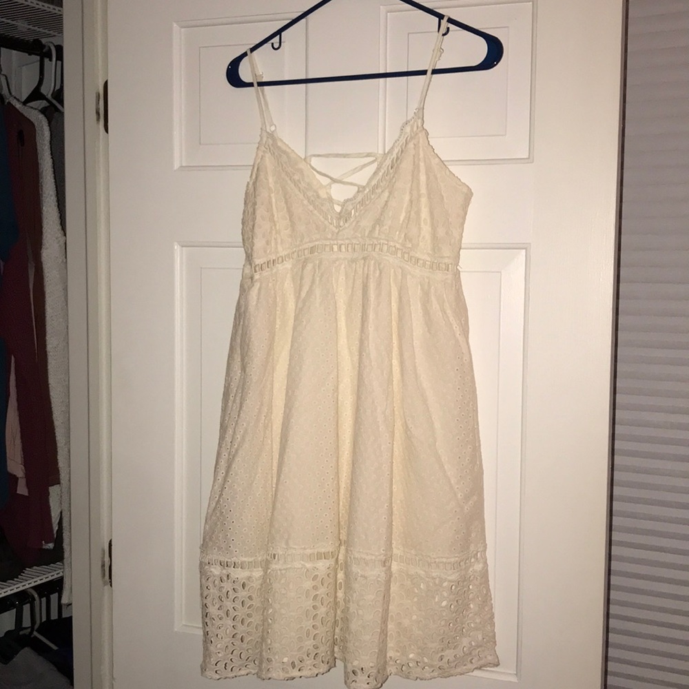 White babydoll dress